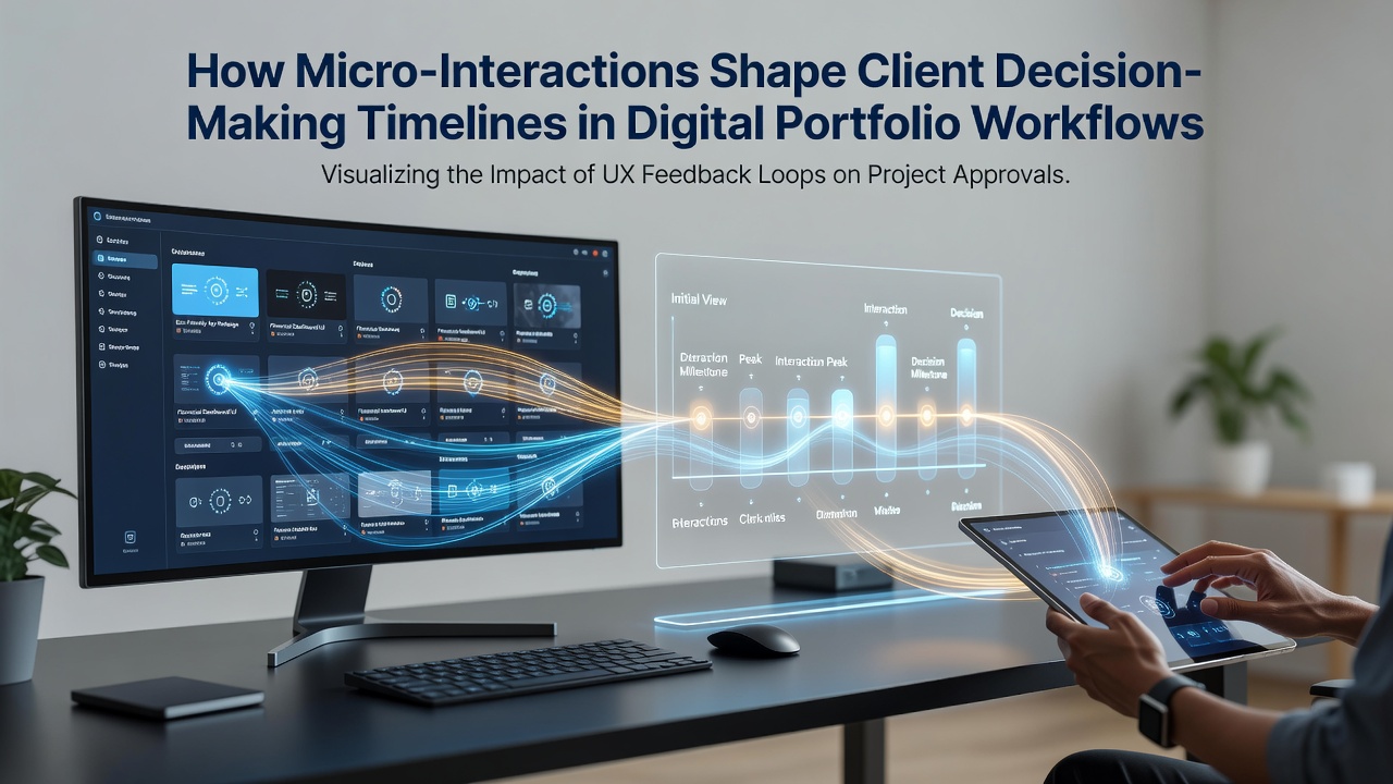 How Micro-Interactions Shape Client Decision-Making Timelines in Digital Portfolio Workflows